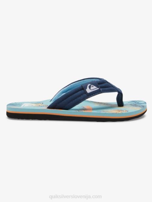 Quiksilver PJ4H1991 fantje modra 2 Molokai layback sandali 8-16