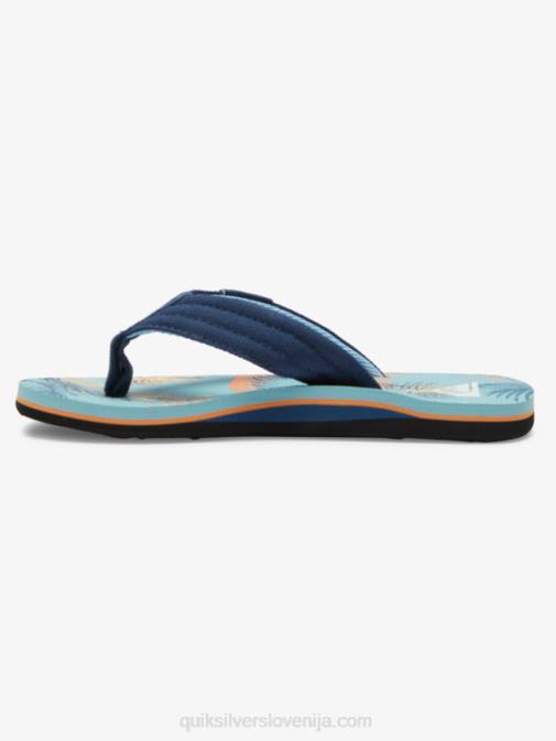 Quiksilver PJ4H1991 fantje modra 2 Molokai layback sandali 8-16
