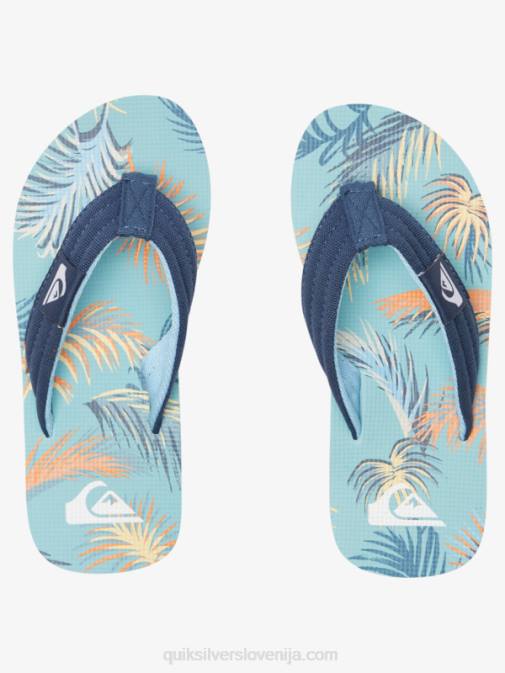 Quiksilver PJ4H1991 fantje modra 2 Molokai layback sandali 8-16