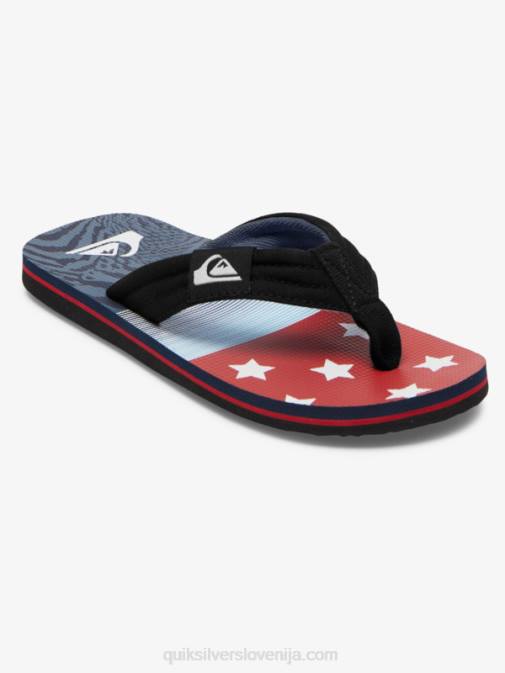 Quiksilver PJ4H1992 fantje modra 3 Molokai layback sandali 8-16