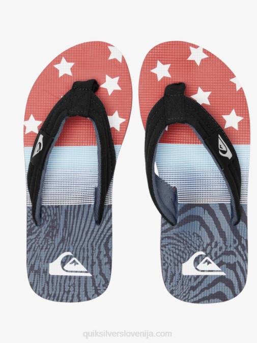 Quiksilver PJ4H1992 fantje modra 3 Molokai layback sandali 8-16