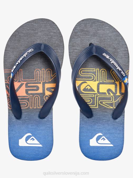 Quiksilver PJ4H2027 fantje črna/oranžna 8-16 molokai japonke