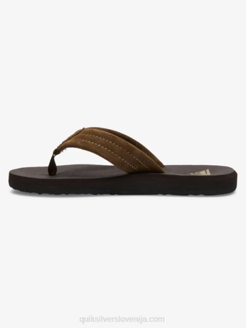 Quiksilver PJ4H2093 fantje rjava 1 Sandali z jedrom iz semiša 8-16
