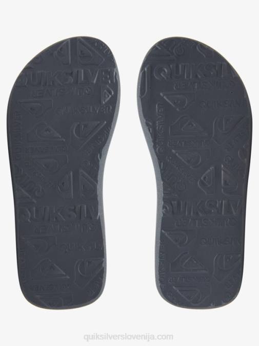 Quiksilver PJ4H2150 fantje črna/siva/rumena 8-16 molokai sandali s šivi