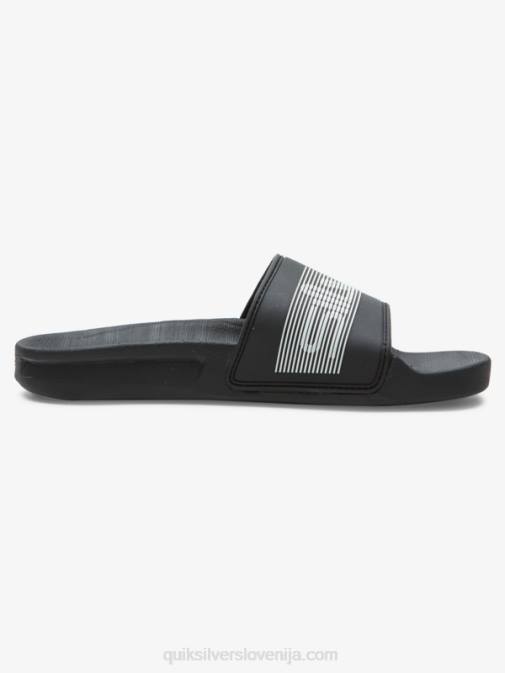 Quiksilver PJ4H2161 fantje Črna Sandali 8-16 rivi z besednim znakom