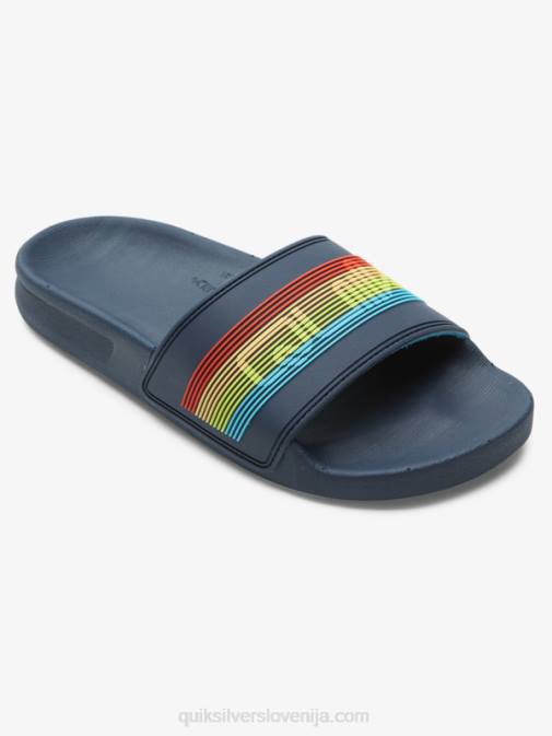 Quiksilver PJ4H2162 fantje modra 2 Sandali 8-16 rivi z besednim znakom