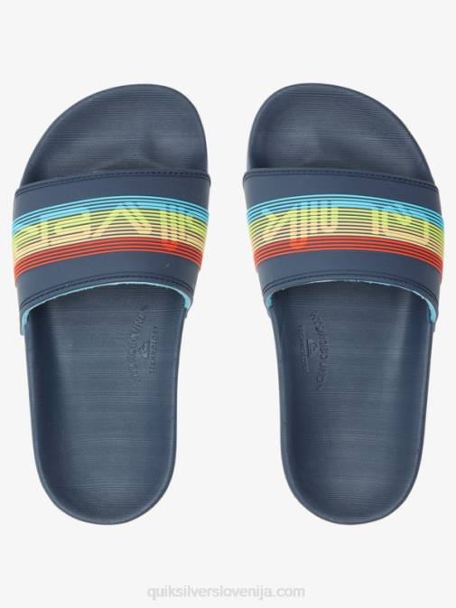 Quiksilver PJ4H2162 fantje modra 2 Sandali 8-16 rivi z besednim znakom