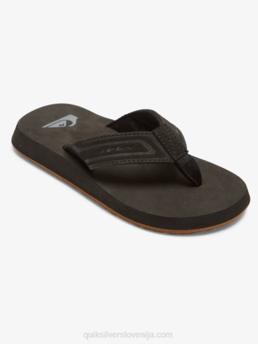 Quiksilver PJ4H2181 fantje Črna 8-16 sandali z jedrom opičjega ključa
