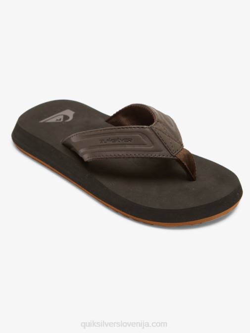 Quiksilver PJ4H2183 fantje rjava 1 8-16 sandali z jedrom opičjega ključa