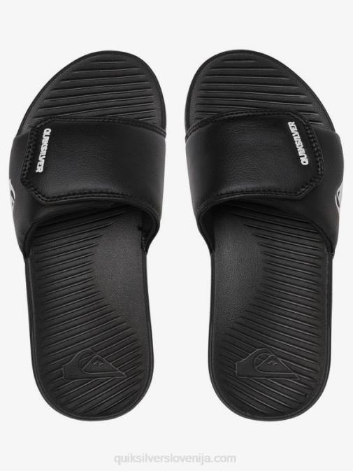 Quiksilver PJ4H2185 fantje črnobela 8-16 svetlih drsnikov za nastavitev obale