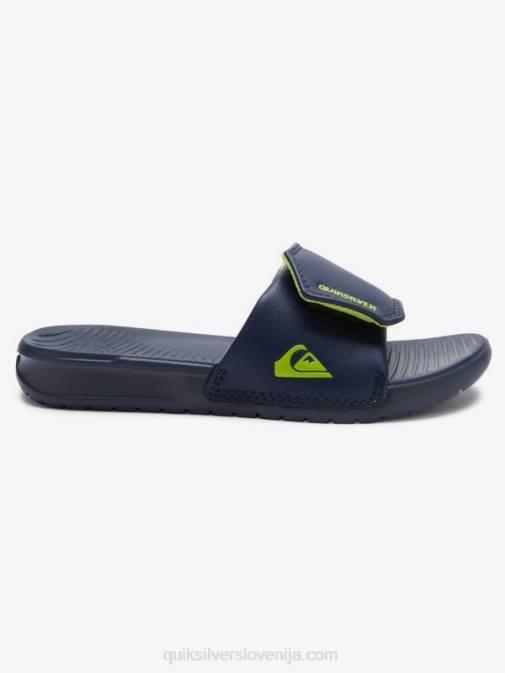 Quiksilver PJ4H2187 fantje modro zelena 8-16 svetlih drsnikov za nastavitev obale