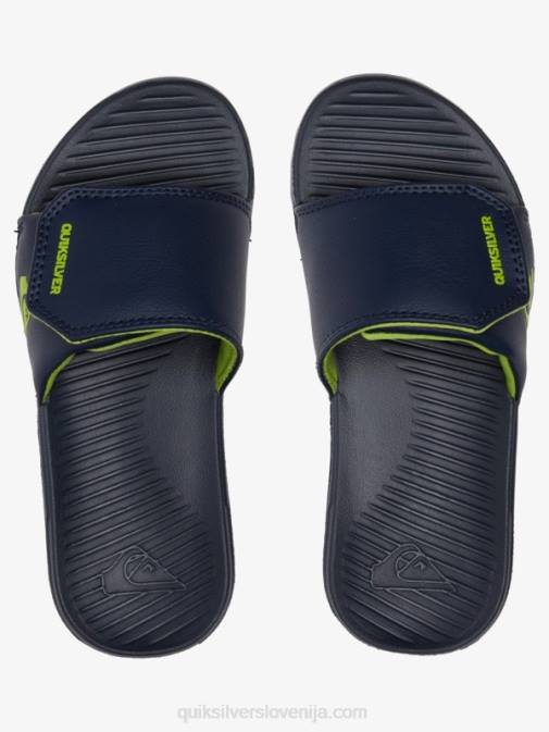 Quiksilver PJ4H2187 fantje modro zelena 8-16 svetlih drsnikov za nastavitev obale