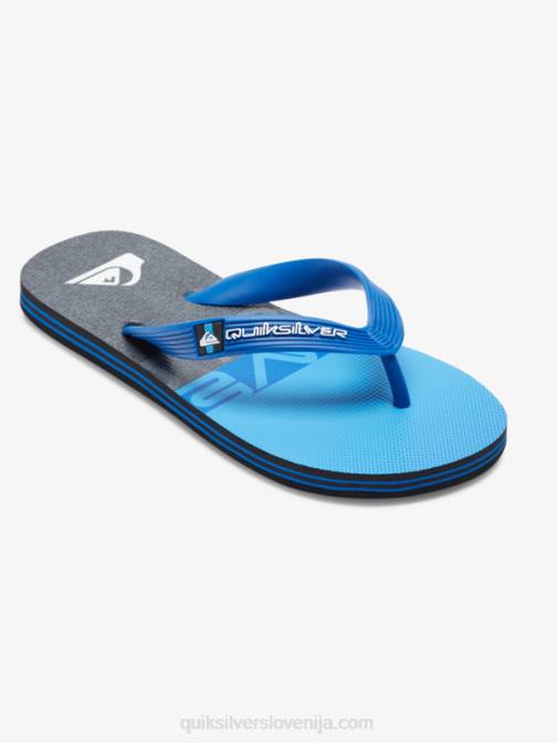 Quiksilver PJ4H2207 fantje črna/modra/siva 8-16 molokai panel japonke