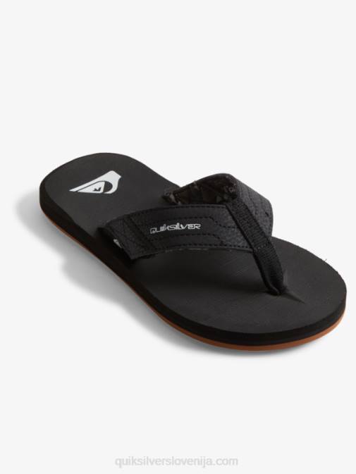 Quiksilver PJ4H2210 fantje črna/rjava 8-16 sandali carver switch