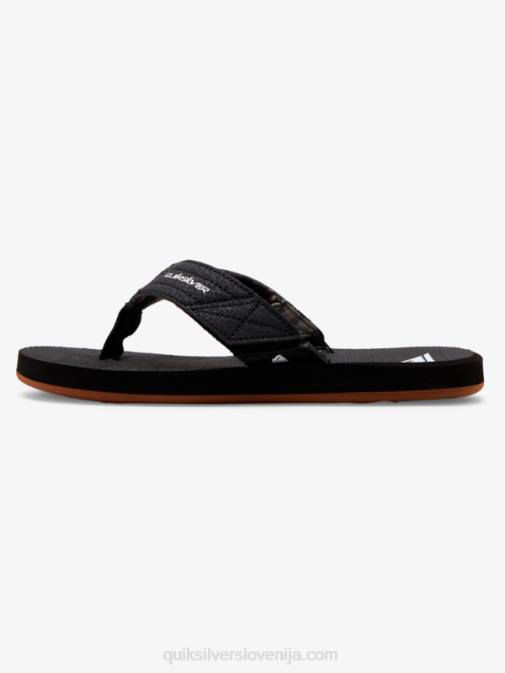 Quiksilver PJ4H2210 fantje črna/rjava 8-16 sandali carver switch