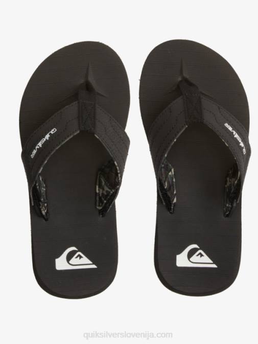 Quiksilver PJ4H2210 fantje črna/rjava 8-16 sandali carver switch