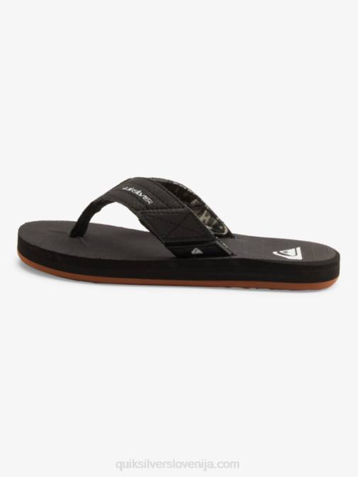 Quiksilver PJ4H2210 fantje črna/rjava 8-16 sandali carver switch