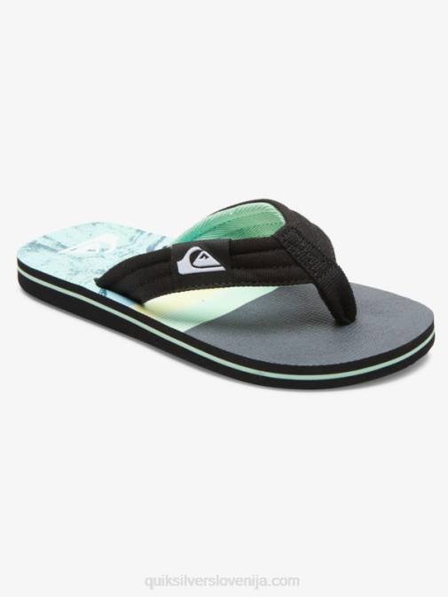 Quiksilver PJ4H2249 fantje zelena 1 8-16 molokai layback mladinski osnovni sandal