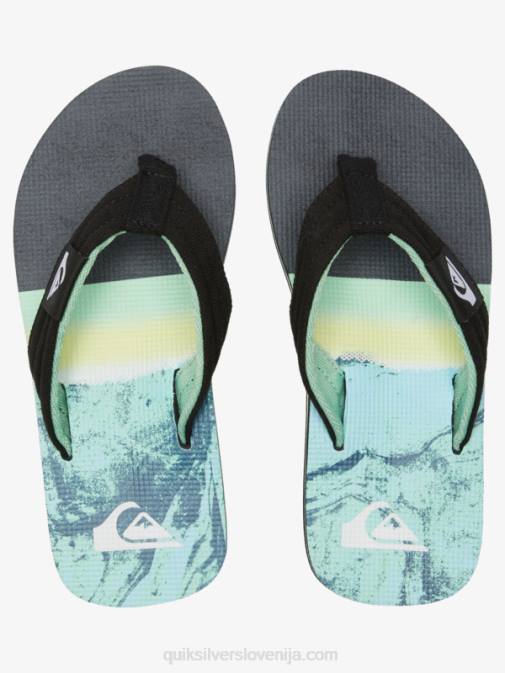 Quiksilver PJ4H2249 fantje zelena 1 8-16 molokai layback mladinski osnovni sandal