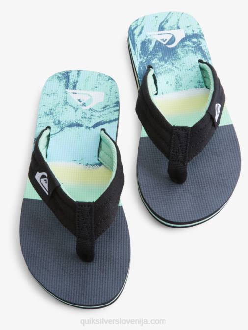 Quiksilver PJ4H2249 fantje zelena 1 8-16 molokai layback mladinski osnovni sandal