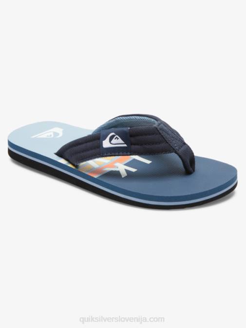 Quiksilver PJ4H2250 fantje modra 3 8-16 molokai layback mladinski osnovni sandal