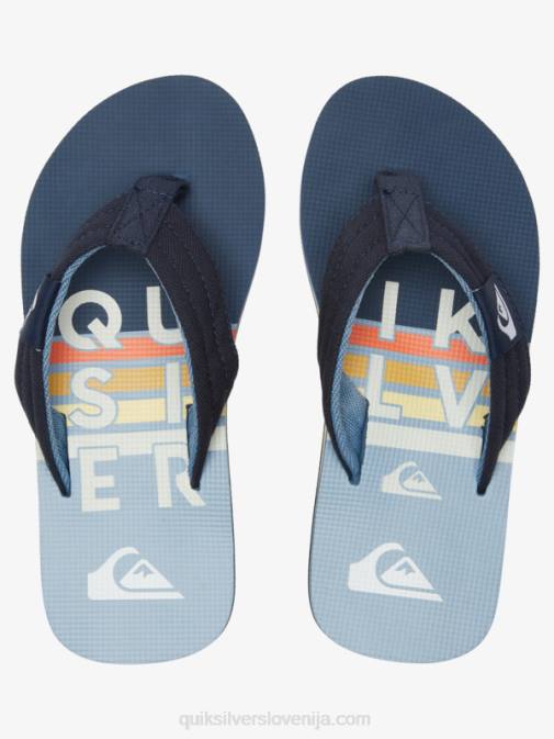 Quiksilver PJ4H2250 fantje modra 3 8-16 molokai layback mladinski osnovni sandal