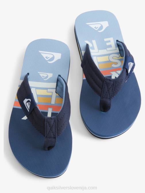 Quiksilver PJ4H2250 fantje modra 3 8-16 molokai layback mladinski osnovni sandal