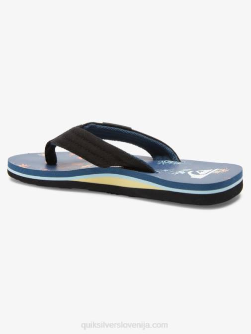 Quiksilver PJ4H2251 fantje modra 4 8-16 molokai layback mladinski osnovni sandal