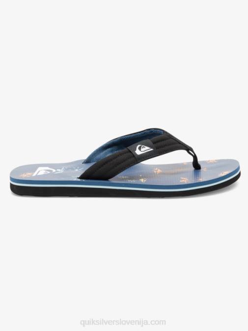 Quiksilver PJ4H2251 fantje modra 4 8-16 molokai layback mladinski osnovni sandal