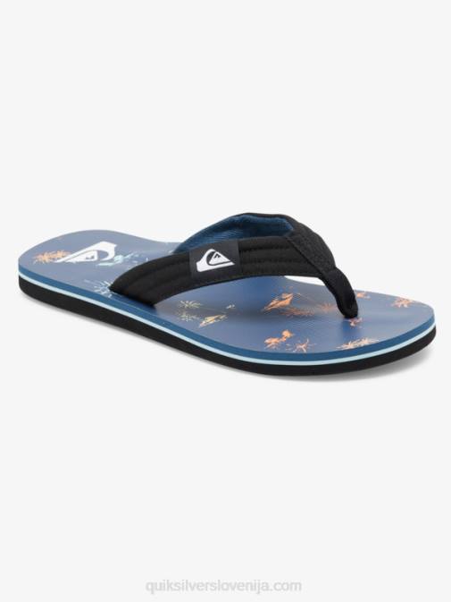 Quiksilver PJ4H2251 fantje modra 4 8-16 molokai layback mladinski osnovni sandal