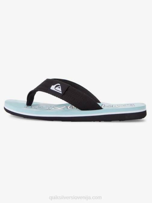 Quiksilver PJ4H2253 fantje modra 1 8-16 molokai layback mladinski osnovni sandal