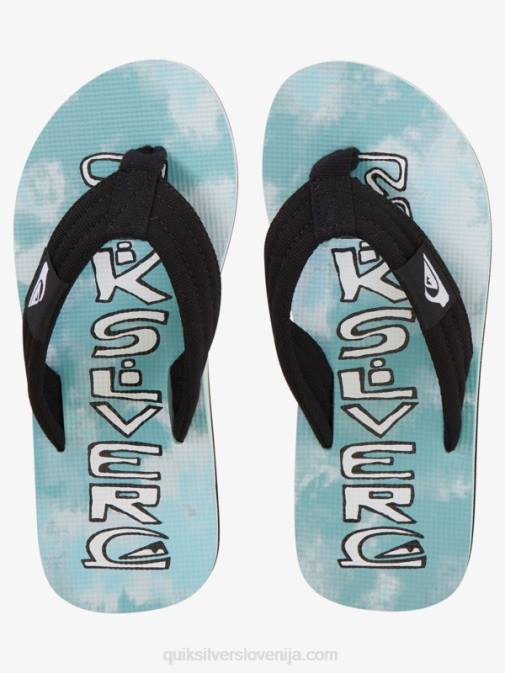 Quiksilver PJ4H2253 fantje modra 1 8-16 molokai layback mladinski osnovni sandal