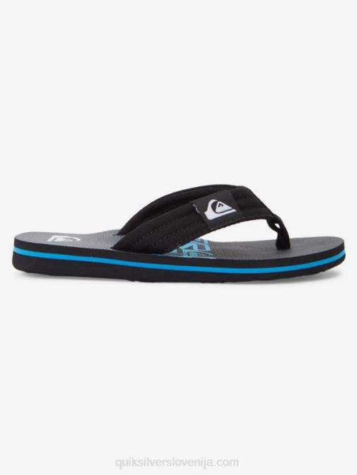 Quiksilver PJ4H2254 fantje Črna 8-16 molokai layback mladinski osnovni sandal