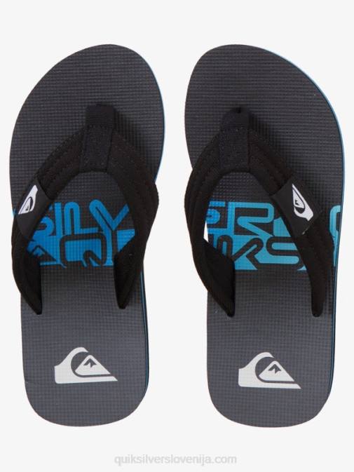 Quiksilver PJ4H2254 fantje Črna 8-16 molokai layback mladinski osnovni sandal