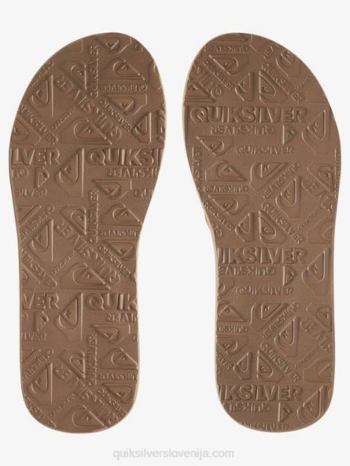 Quiksilver PJ4H2282 fantje tan - trdna Usnjeni sandali iz semiša 8-16