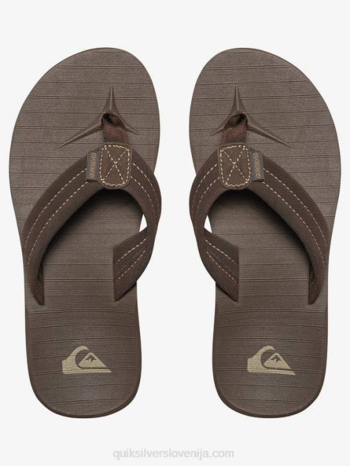 Quiksilver PJ4H2283 fantje demitasse - trdno Usnjeni sandali iz semiša 8-16