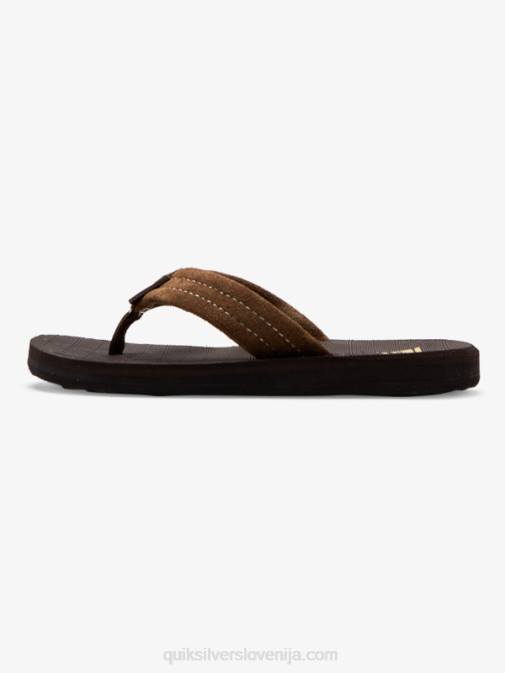 Quiksilver PJ4H2283 fantje demitasse - trdno Usnjeni sandali iz semiša 8-16
