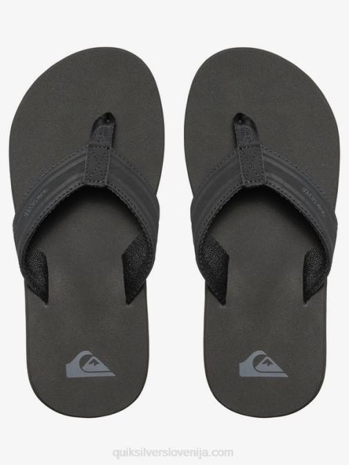 Quiksilver PJ4H2285 fantje črna/rjava 8-16 sandali z opičjim ključem