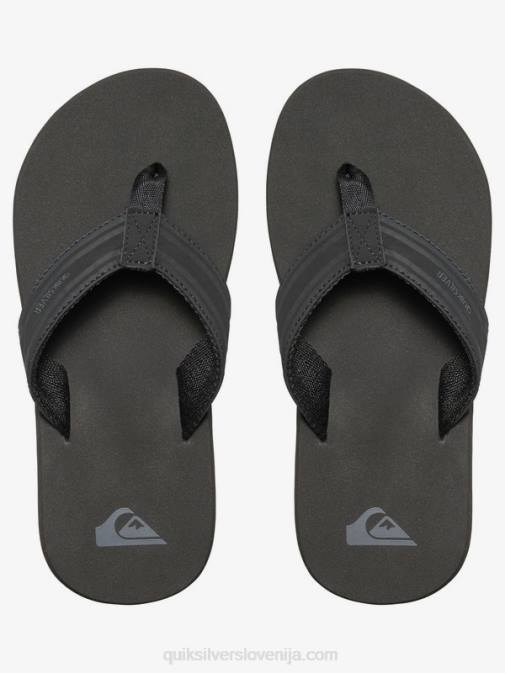 Quiksilver PJ4H2285 fantje črna/rjava 8-16 sandali z opičjim ključem