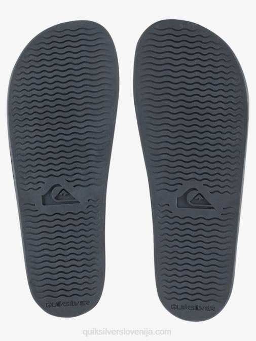 Quiksilver PJ4H1076 moški črna/siva dvojno nastavljivi sandali rivi
