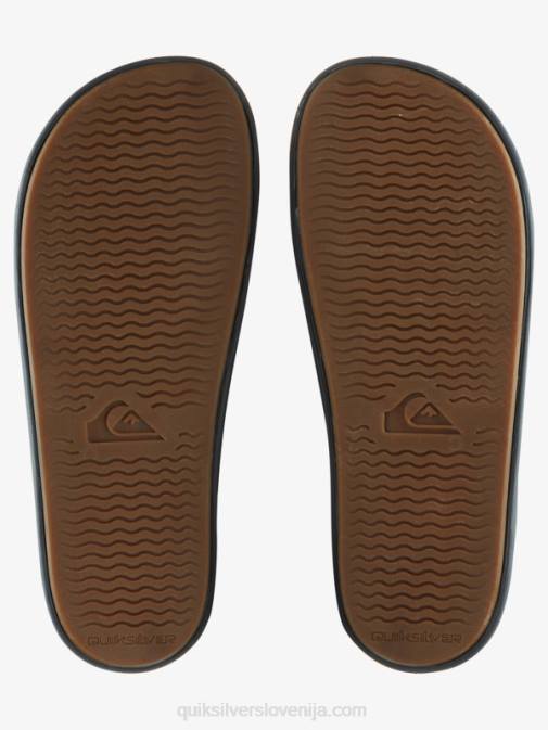Quiksilver PJ4H1078 moški siva/črna/zelena dvojno nastavljivi sandali rivi
