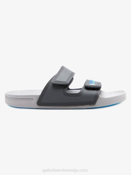 Quiksilver PJ4H1079 moški siva/modra dvojno nastavljivi sandali rivi