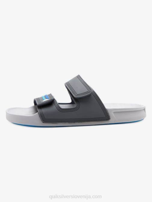 Quiksilver PJ4H1079 moški siva/modra dvojno nastavljivi sandali rivi