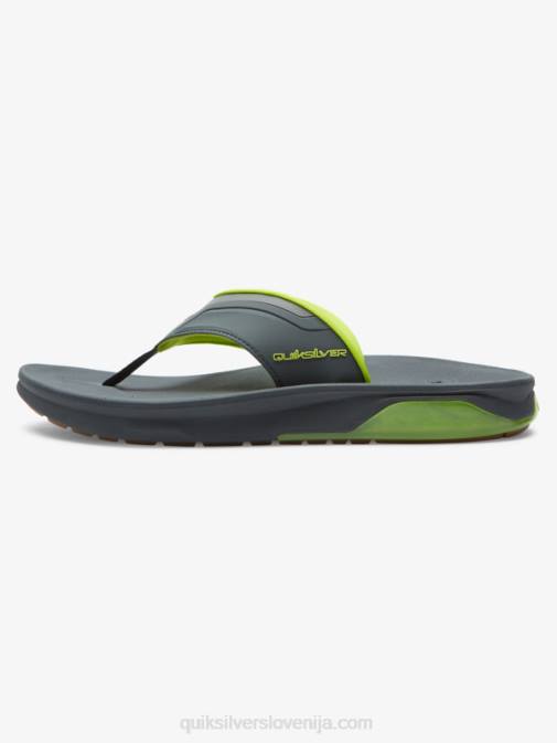 Quiksilver PJ4H1083 moški siva/črna/zelena mathodic obnovitveni sandali
