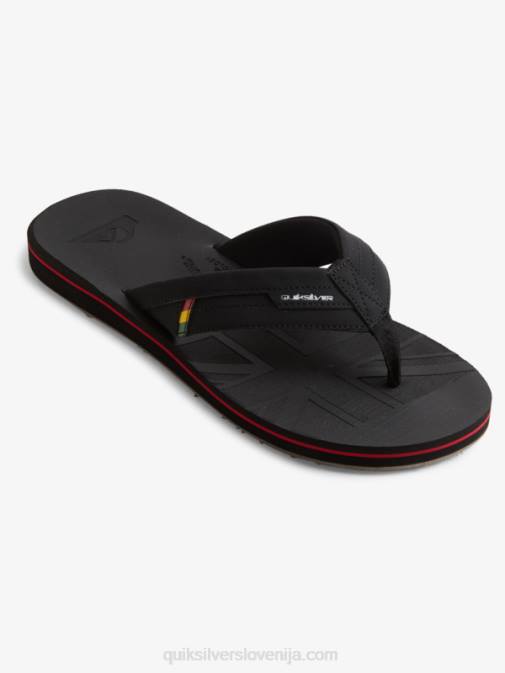 Quiksilver PJ4H1155 moški Črna sandali s squish slide island oasis