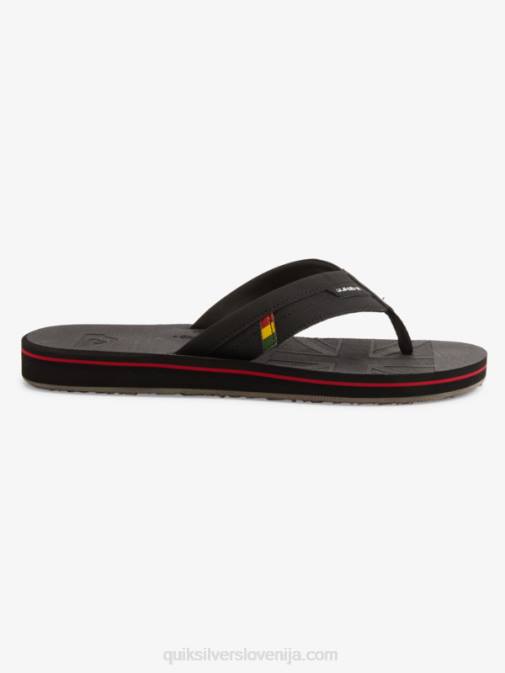 Quiksilver PJ4H1155 moški Črna sandali s squish slide island oasis