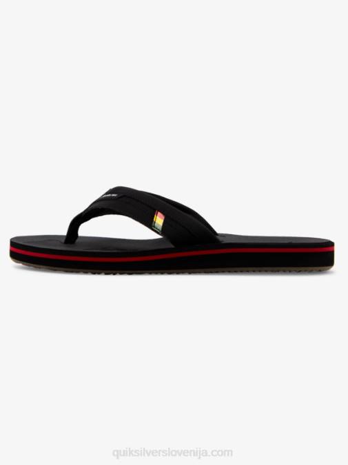 Quiksilver PJ4H1155 moški Črna sandali s squish slide island oasis