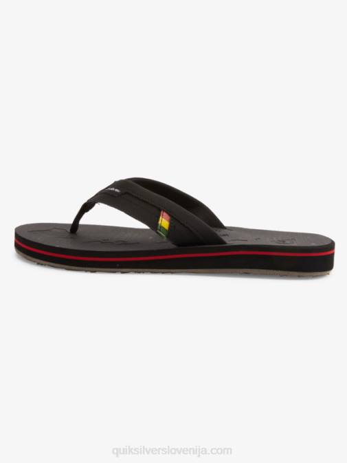 Quiksilver PJ4H1155 moški Črna sandali s squish slide island oasis