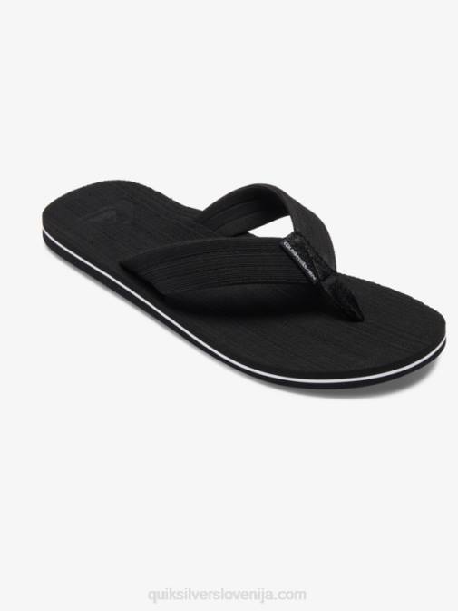 Quiksilver PJ4H1249 moški črnobela Molokai layback sandali