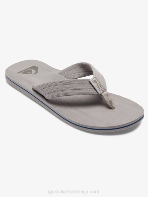 Quiksilver PJ4H1250 moški sivo/belo Molokai layback sandali